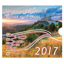 Set of Circulating EURO Coins of the Slovak Republic 2017 - Slovak Euro Coins