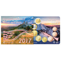 Set of Circulating EURO Coins of the Slovak Republic 2017 - Slovak Euro Coins