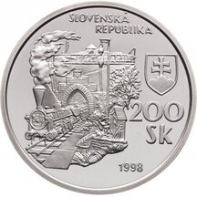 200 Sk Slovakia 1998 - First Steam Train