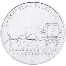 100 Kčs Czechoslovakia 1982 - Horse Railway