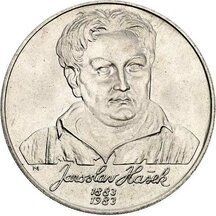 100 Kčs Czechoslovakia 1983 - Jaroslav Hašek
