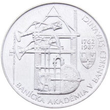 100 Kčs Czechoslovakia 1987 - Mining Academy