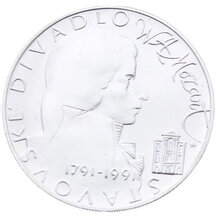 100 Kčs Czechoslovakia 1991 - W.A. Mozart