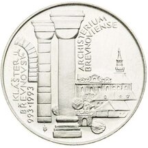 100 Kčs Czechoslovakia 1993 - Břevnov Monastery