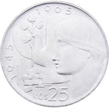 25 Kčs Czechoslovakia 1965 - Liberation of Czechoslovakia