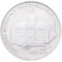 25 Kčs Czechoslovakia 1968 - National Museum in Prague