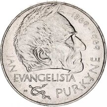 25 Kčs Czechoslovakia 1969 - Jan Evangelista Purkyně