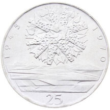 25 Kčs Czechoslovakia 1970 - Liberation of Czechoslovakia