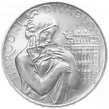500 Kčs Czechoslovakia 1983 - National Theatre in Prague