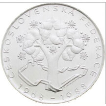 500 Kčs Czechoslovakia 1988 - Federation