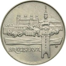 50 Kčs Czechoslovakia 1986 - Bratislava
