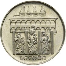 50 Kčs Czechoslovakia 1986 - Levoča