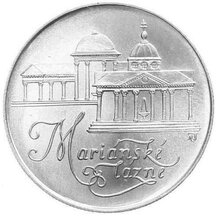 50 Kčs Czechoslovakia 1991 - Mariánské Lázně
