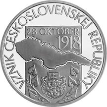 10 EURO Slovakia 2018 - Establishment of Czechoslovakia