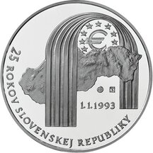 25 EURO Slovakia 2018 - Establishment of the Slovak Republic