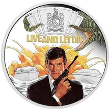 1 Dollar Tuvalu 2023 - James Bond 007 - Live