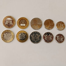 Set of coins Ghana 2016-2022