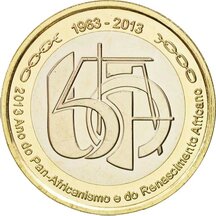 250 Escudos Cape Verde 2013 - Organization of African Unity