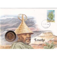 Numismatic Envelope Lesotho 1988