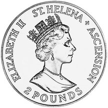 2 Pounds St. Helena 1990