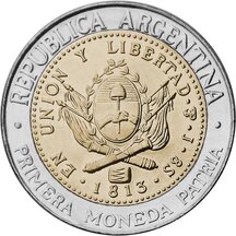 1 Peso Argentina 2013 - First Coin
