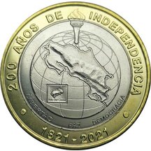 500 Colones Costa Rica 2021 - Independence