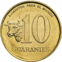 10 Guaranies Paraguay 1996 - FAO
