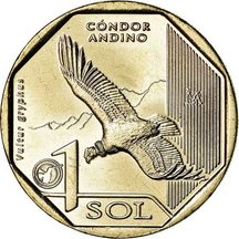 1 Sol Peru 2017 - Condor