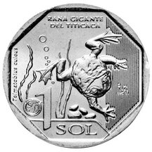 1 Sol Peru 2019 - Frog