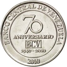 50 Centimos Venezuela 2010 - Central Bank