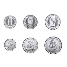 Set of Coins Eastern Caribbean States 2004-2008