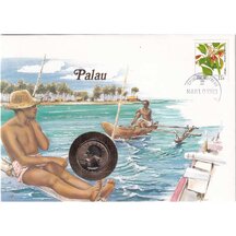 Numismatic Envelope Palau 1988