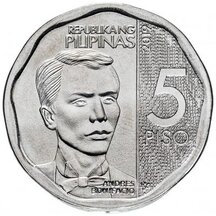 5 Piso Philippines 2019 - Andres Bonifacio