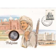 Numismatic envelope Pakistan 1988