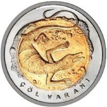 1 Turkish Lira 2015 - Desert Monitor