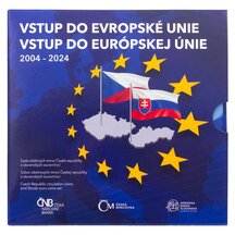 Set of Circulating Coins of the Slovak Republic and the Czech Republic 2024 - Entry into the European Union
