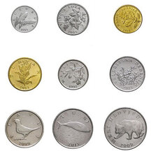 Set of Croatian Coins 1993-2011