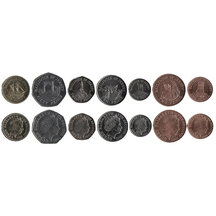 Set of Jersey Coins 2005 - 2016