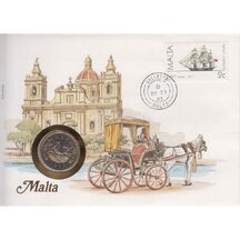 Numismatic Envelope Malta 1983