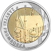5 Zloty Poland 2019 - Monuments Frombork