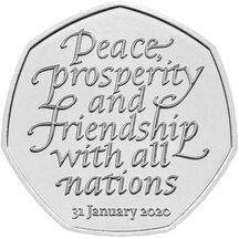 50 Pence United Kingdom 2020 - Brexit