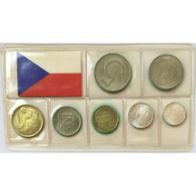 Set of Czechoslovak Circulation Coins 1980