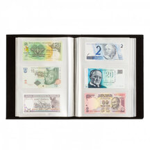 Album for banknotes - black