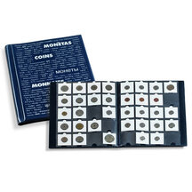 Album for coins in paper sleeves