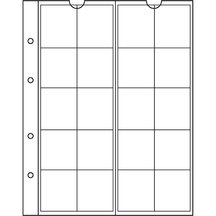 Replacement sheets for coins NUMIS NH20