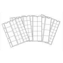 Replacement sheets for coins NUMIS NHSORT