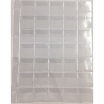 Coin sheets with flap NUNOFI II A4/35