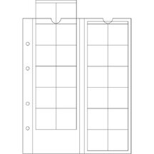 Replacement sheets for coins OPTIMA M24