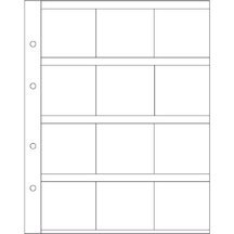 Replacement sheets for paper coin holders OPTIMA M12K
