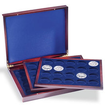 Wooden box for 60 coins up to 47 mm